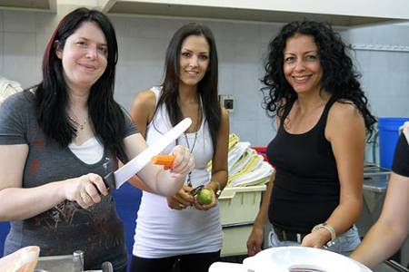 מראות מסדנת בישול שנערכה בקמפוס חיפה, יוני  2010