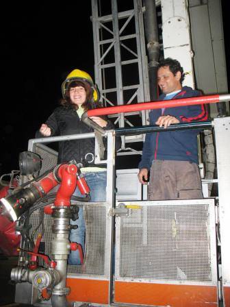 התנדבות המגמה לאיורוודה בטיפולי עיסוי לכבאים