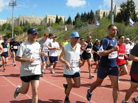 מכללת רידמן מנותני החסות למרתון ירושלים- מרץ 2011